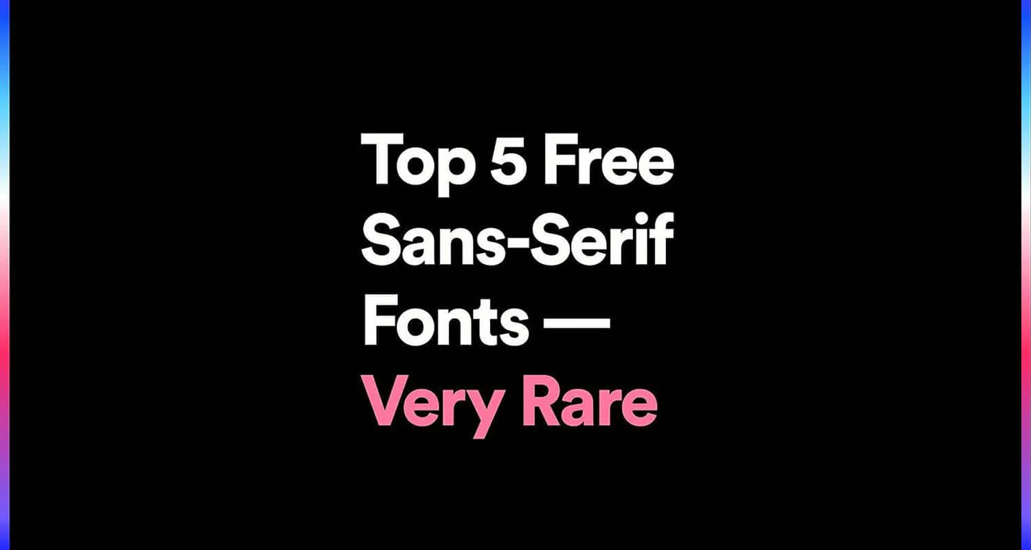 معرفی 5 فونت Sans-Serif رایگان و بسیار زیبا برای طراحی وب